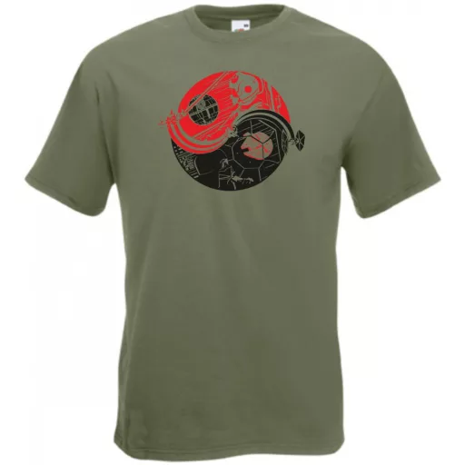 Yin Yang - Halálcsillag - Falcon férfi rövid ujjú póló