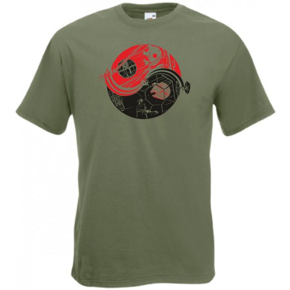 Yin Yang - Halálcsillag - Falcon férfi rövid ujjú póló