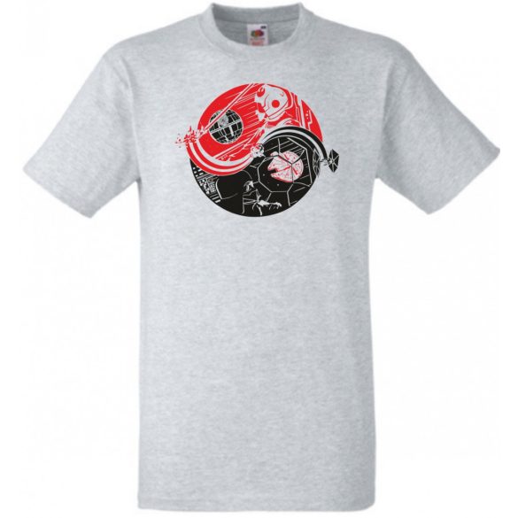 Yin Yang - Halálcsillag - Falcon férfi rövid ujjú póló