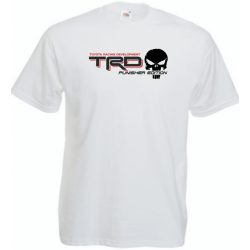   Auto fan TRD Racing Punisher Edition férfi rövid ujjú póló