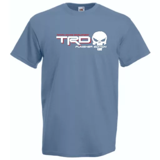 Auto fan TRD Racing Punisher Edition férfi rövid ujjú póló