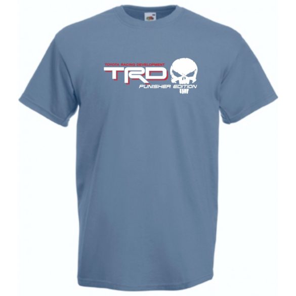 Auto fan TRD Racing Punisher Edition férfi rövid ujjú póló