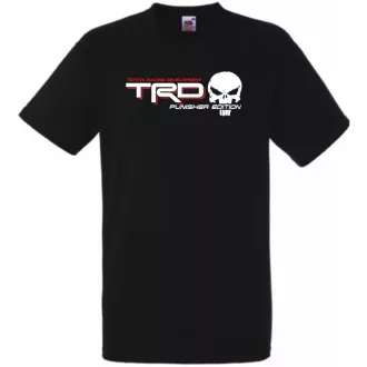   Auto fan TRD Racing Punisher Edition férfi rövid ujjú póló