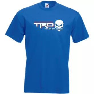   Auto fan TRD Racing Punisher Edition férfi rövid ujjú póló