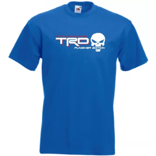Auto fan TRD Racing Punisher Edition férfi rövid ujjú póló