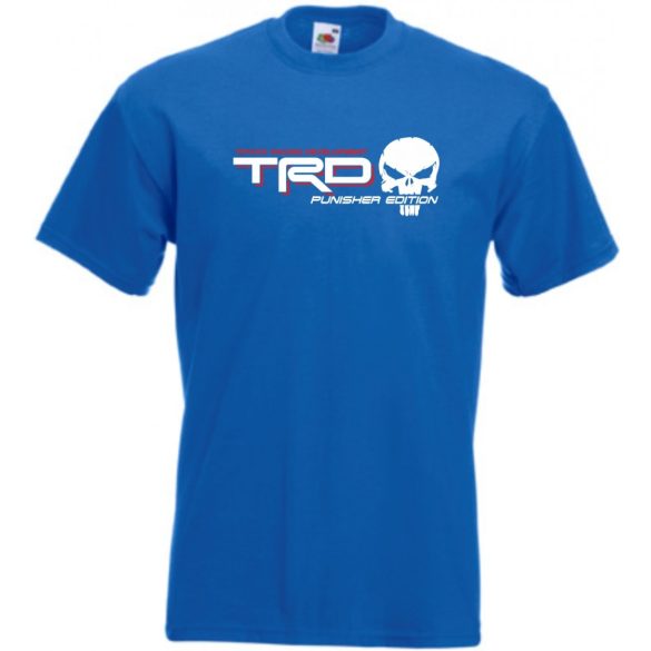 Auto fan TRD Racing Punisher Edition férfi rövid ujjú póló