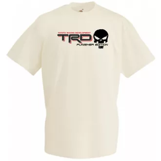   Auto fan TRD Racing Punisher Edition férfi rövid ujjú póló