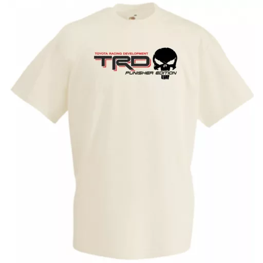 Auto fan TRD Racing Punisher Edition férfi rövid ujjú póló