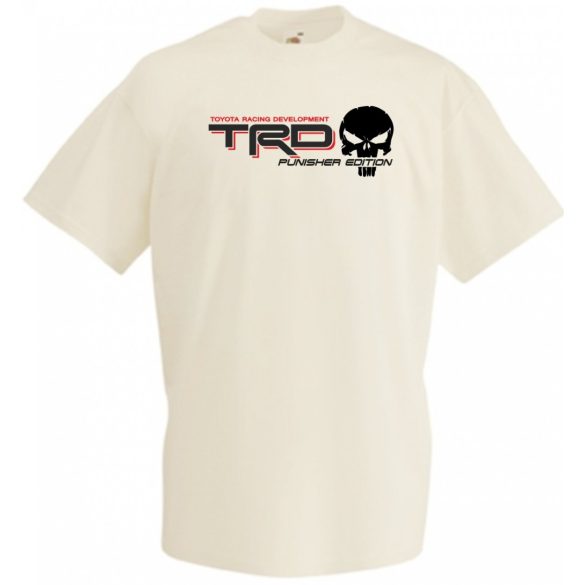 Auto fan TRD Racing Punisher Edition férfi rövid ujjú póló
