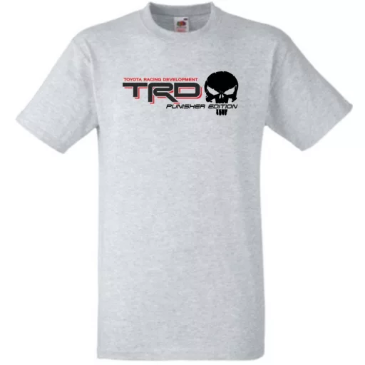 Auto fan TRD Racing Punisher Edition férfi rövid ujjú póló