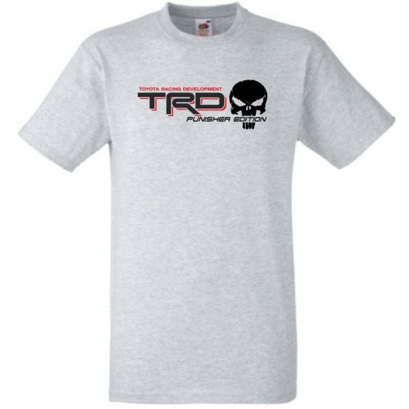 Auto fan TRD Racing Punisher Edition férfi rövid ujjú póló