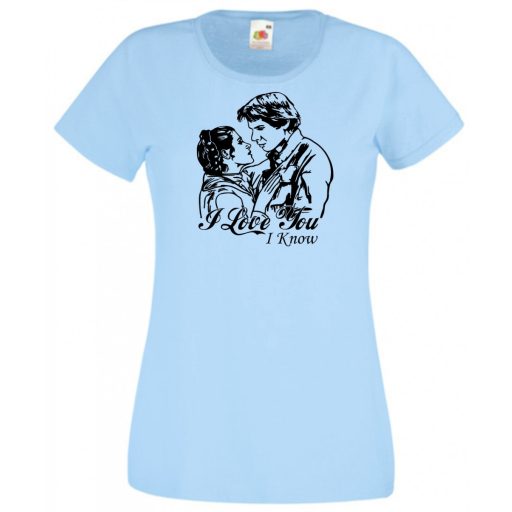 Han and Leia női rövid ujjú póló