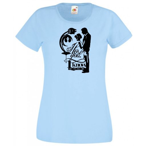 Han and Leia női rövid ujjú póló