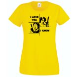 Han and Leia női rövid ujjú póló