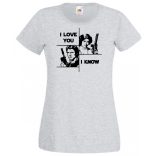 Han and Leia női rövid ujjú póló
