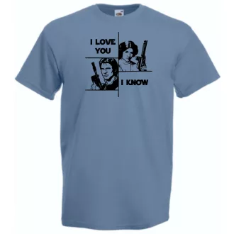 I Love You - I Know férfi rövid ujjú póló