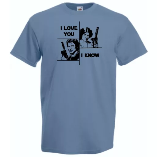 I Love You - I Know férfi rövid ujjú póló