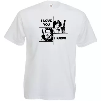 I Love You - I Know férfi rövid ujjú póló