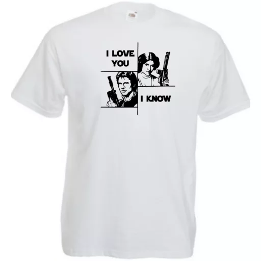 I Love You - I Know férfi rövid ujjú póló