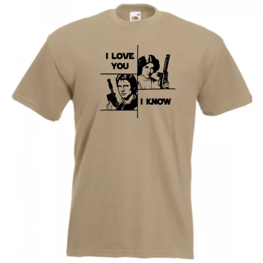 I Love You - I Know férfi rövid ujjú póló