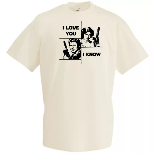 I Love You - I Know férfi rövid ujjú póló