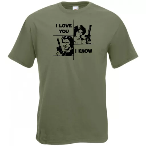 I Love You - I Know férfi rövid ujjú póló