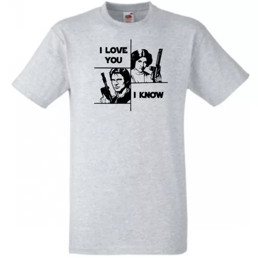 I Love You - I Know férfi rövid ujjú póló