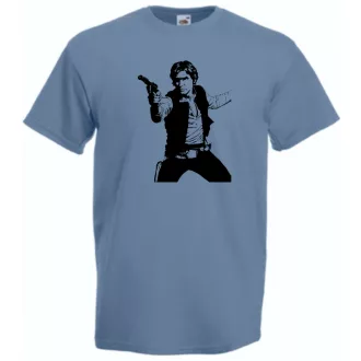 Han Solo férfi rövid ujjú póló