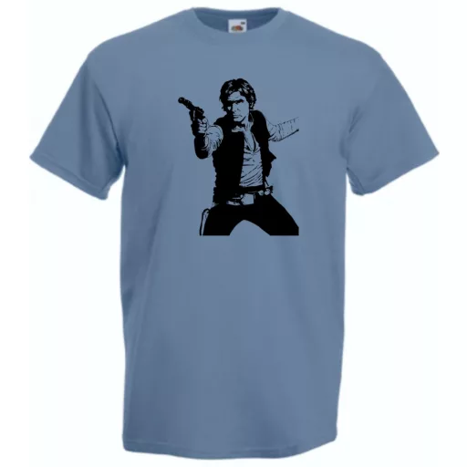 Han Solo férfi rövid ujjú póló