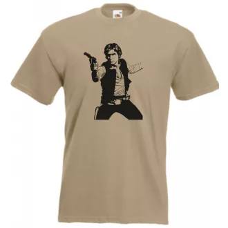 Han Solo férfi rövid ujjú póló