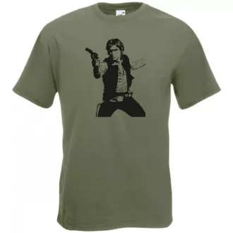 Han Solo férfi rövid ujjú póló
