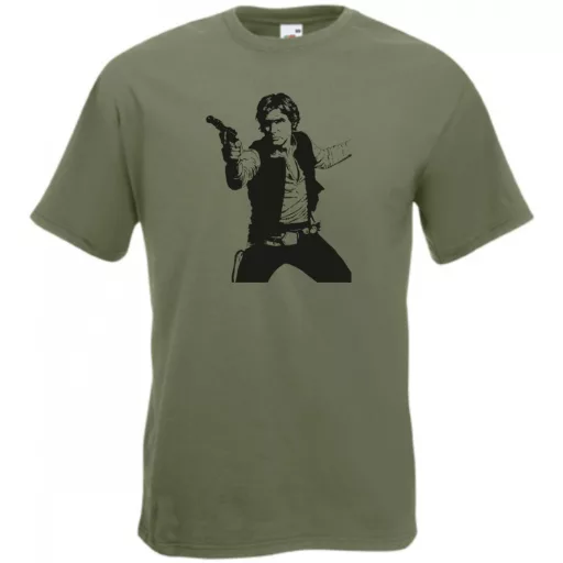 Han Solo férfi rövid ujjú póló