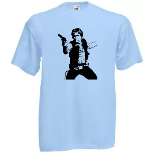 Han Solo férfi rövid ujjú póló