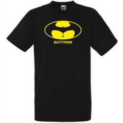 Humor - Buttman - Bikinis hátsó férfi rövid ujjú póló