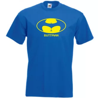 Humor - Buttman - Bikinis hátsó férfi rövid ujjú póló