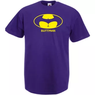 Humor - Buttman - Bikinis hátsó férfi rövid ujjú póló
