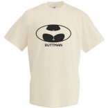 Humor - Buttman - Bikinis hátsó férfi rövid ujjú póló