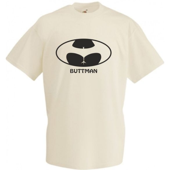 Humor - Buttman - Bikinis hátsó férfi rövid ujjú póló
