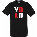 YOLO - You only live once - Csak egyszer élsz férfi rövid ujjú póló