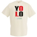 YOLO - You only live once - Csak egyszer élsz férfi rövid ujjú póló