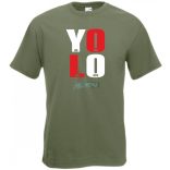 YOLO - You only live once - Csak egyszer élsz férfi rövid ujjú póló