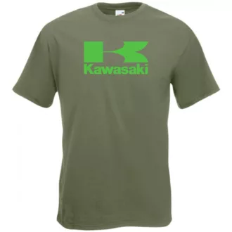 Motor fan Kawasaki férfi rövid ujjú póló