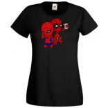 Selfie-ző kicsi hősök női rövid ujjú póló