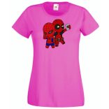 Selfie-ző kicsi hősök női rövid ujjú póló