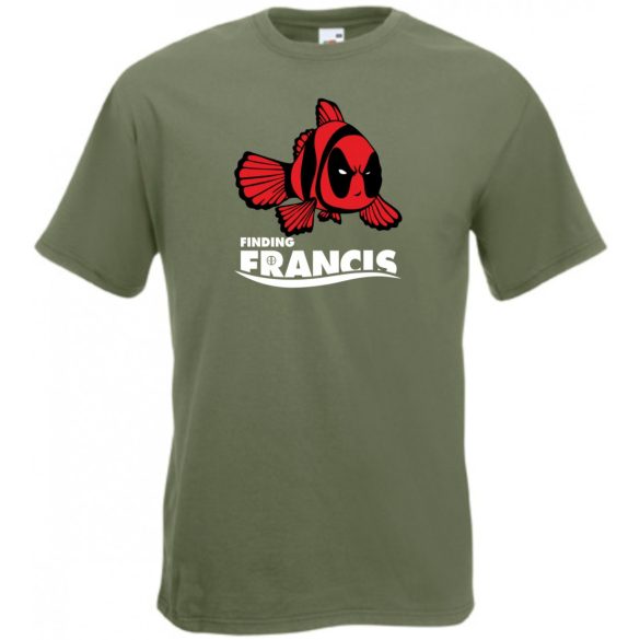 Humor Hősök, Animal, FishDeadpool férfi rövid ujjú póló