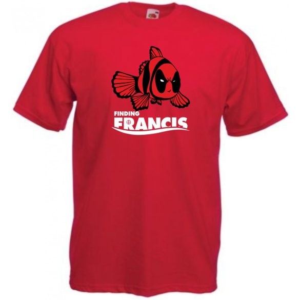 Humor Hősök, Animal, FishDeadpool férfi rövid ujjú póló