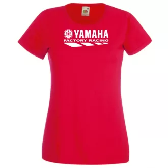 Motor fan Yamaha Factory Racing női rövid ujjú póló