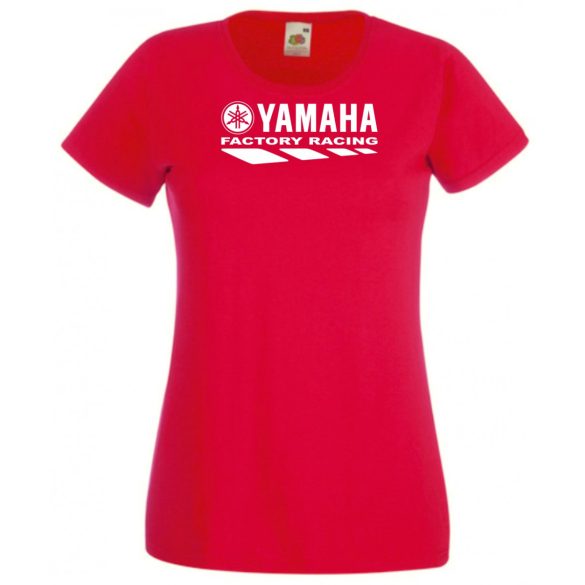 Motor fan Yamaha Factory Racing női rövid ujjú póló