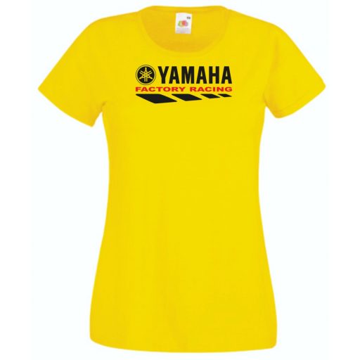 Motor fan Yamaha Factory Racing női rövid ujjú póló