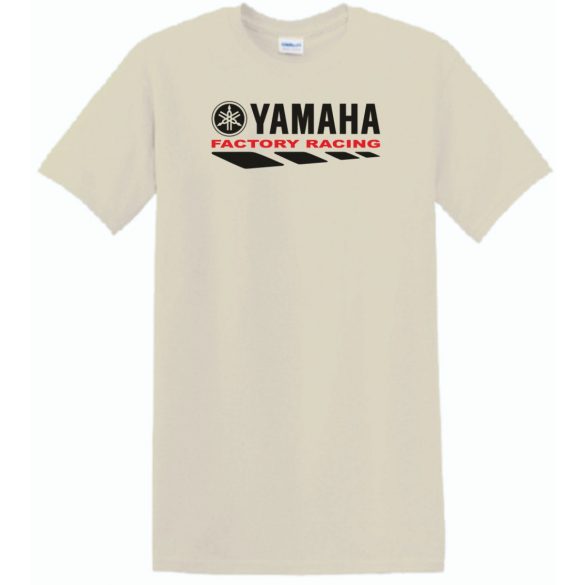 Motor fan Yamaha Factory Racing férfi rövid ujjú póló